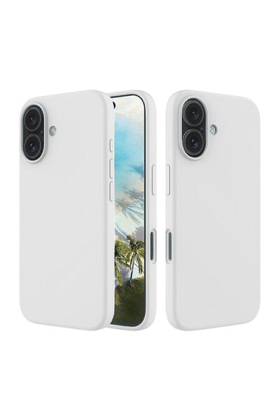 HANPORIUM Apple iPhone 16 Plus Compatible Silicone Case - Pastel Tint Flexibl...