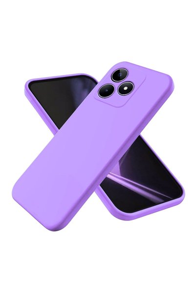HANPORIUM Realme Note 50 Compatible Silicone Case - Flexible Pastel Color Cov...