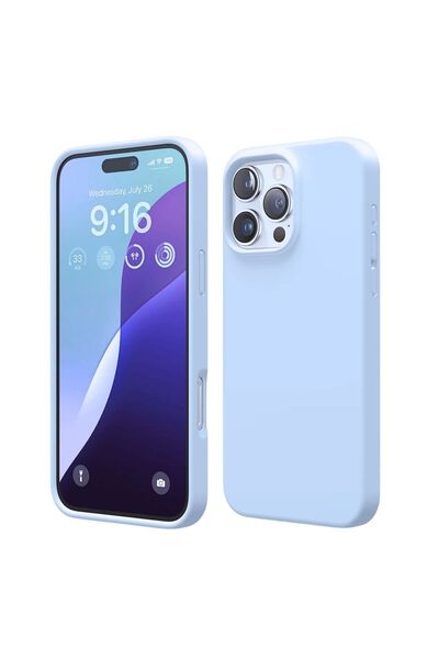 HANPORIUM حافظة سيليكون متوافقة مع هاتف Apple iPhone 14 Pro - غطاء حماية كامل...