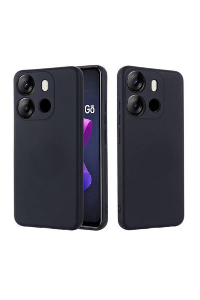 HANPORIUM جراب سيليكون متوافق مع Tecno Spark Go 2023 - غطاء مرن بلون باستيل م...