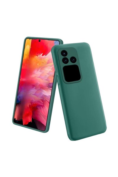 HANPORIUM Vivo V30 Pro Compatible Silicone Case - Flexible Pastel Color Cover...
