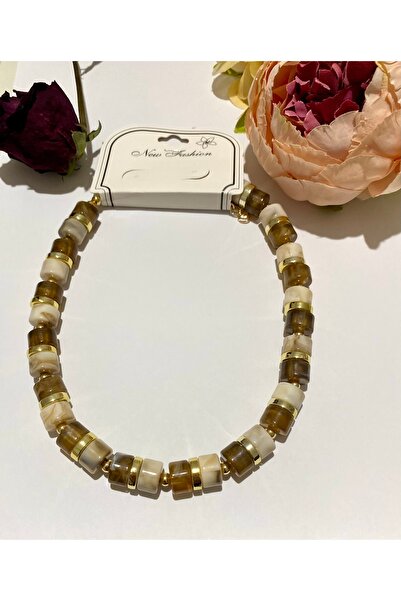 Miri Aksesuar Kemik gold detaylı kolye