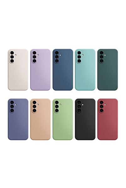 HANPORIUM Infinix Hot 50 Pro Plus Compatible Silicone Case - Flexible Pastel Color Cover with Camera Protection - Gray
