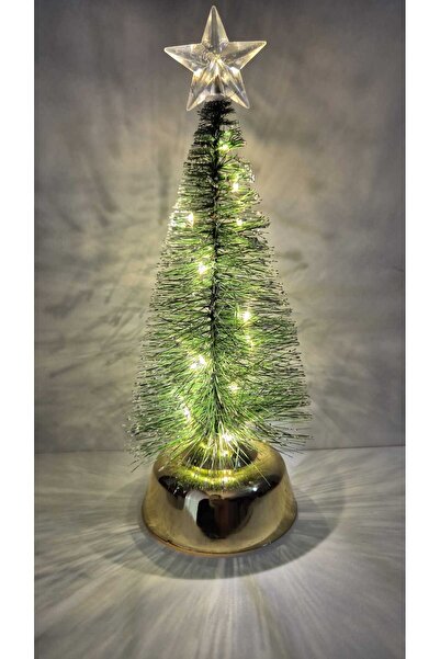 CAN YILBAŞI YEŞİL ÇAM AĞACI - IŞIKLI BÜYÜK MİNYATÜR - YENİ YIL HEDİYESİ