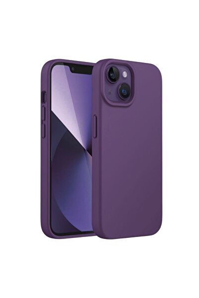 HANPORIUM حافظة سيليكون متوافقة مع هاتف Apple iPhone 13 Mini - غطاء حماية كام...