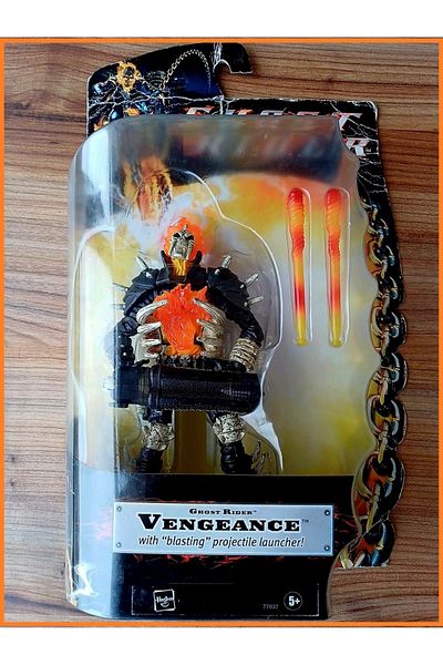 OYUNCAKSAHİLİ Hasbro Ghost Rider Raging Rider with Chain Rifle - Action Collection Figure