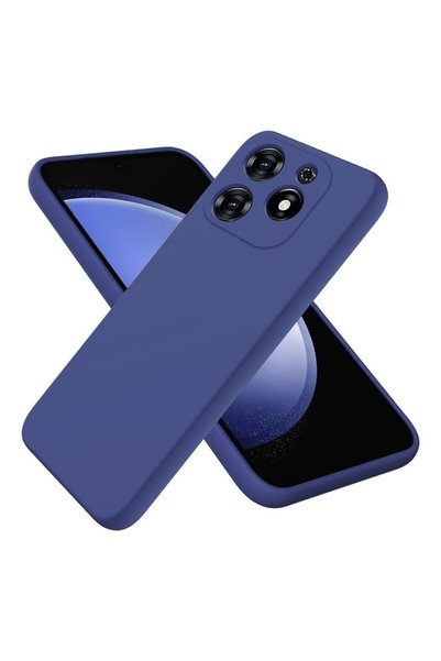 HANPORIUM جراب سيليكون متوافق مع Tecno Spark 20 - غطاء مرن بلون باستيل مع حما...