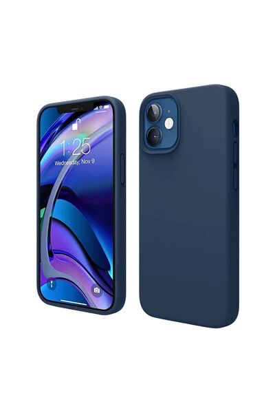 HANPORIUM Apple iPhone 12 Compatible Silicone Case - Pastel Tint Flexible Ful...