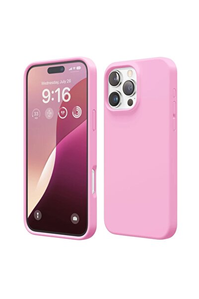 HANPORIUM حافظة سيليكون متوافقة مع هاتف Apple iPhone 15 Pro Max - غطاء حماية ...