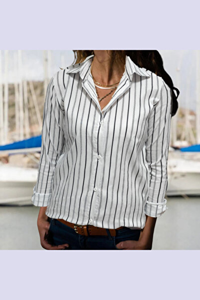 Moda Monisa Cămașă de damă | Din material flexibil | Croială standard | Pentr...