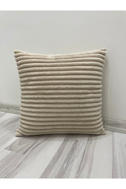 YILMAZHOME Plush Striped Decorative Throw Pillow Cover