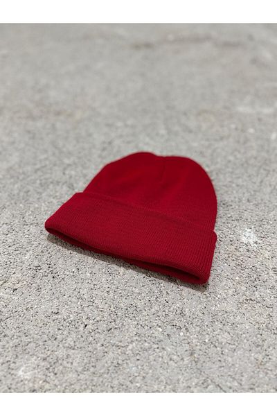 Bufferland Red Folded Unisex Beret