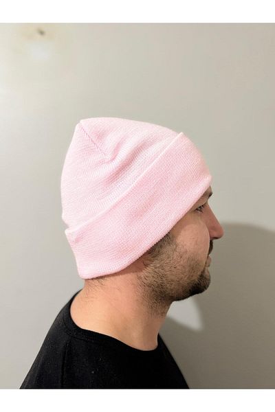 Bufferland Pink Folded Unisex Beret