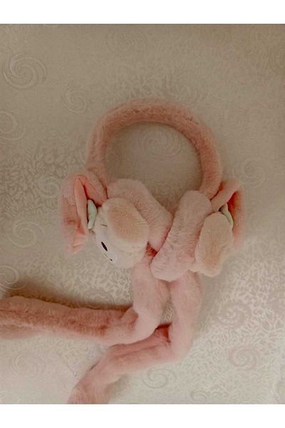 Fua Shop Children's Plush Sanrio Melody Figured Movable Ear Movable Sound Winter Earmuff
