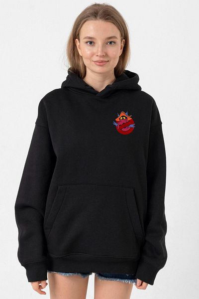 Tshirthane He Man Ghostmasters Logo - Black Women's Hoodie 3Ip