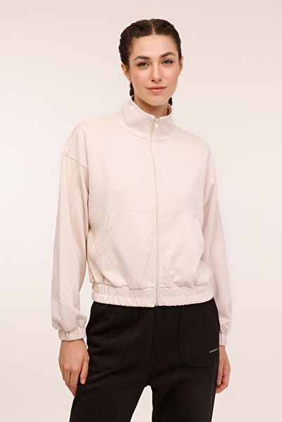 lumberjack Κρεμ Γυναικείο Φούτερ A101893654