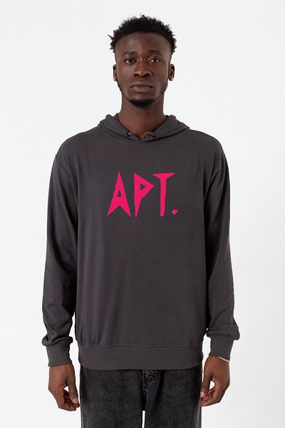 Tshirthane Ανδρικό Hoodie 2ip Smoked Blackpink Apt