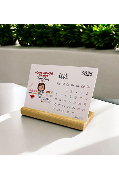 Hediyelen 2026 Настільний календар для техніка стоматологічної гігієни