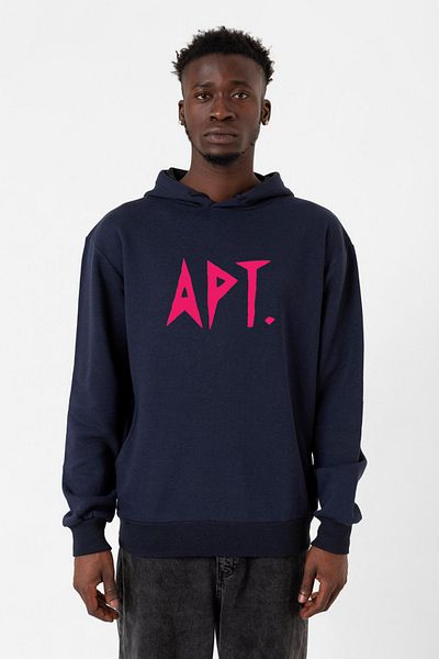 Tshirthane Ανδρικό κουκούλα Navy Blue 3ip - Blackpink Apt