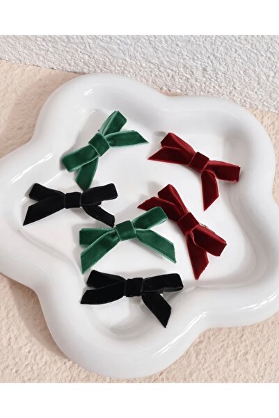 Monalisa Kadın Kadife Fiyonk Model Pens Toka 6 Adet