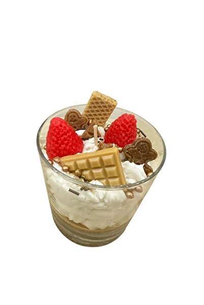 magnocandles Κρεμώδης κερί σόγιας σε κύπελλο με άρωμα σοκολάτας Cafe Latte, ζεστή και χαλαρωτική ατμόσφαιρα