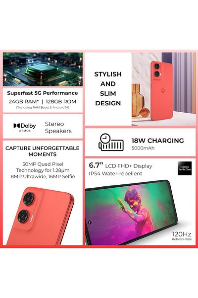 Motorola G35 5G (8+128) GB Guava Red