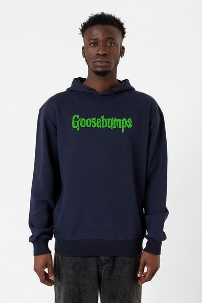 Tshirthane Ανδρική κουκούλα με κουκούλα 3 κορδονιών Navy Blue Goosebumps