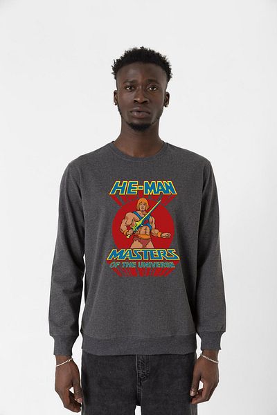 Tshirthane Ανδρικό φούτερ He Man Masters Of The Universe Smoked 2ip