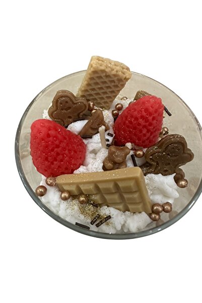 magnocandles Κρεμώδης κερί σόγιας σε κύπελλο με άρωμα σοκολάτας Cafe Latte, ζεστή και χαλαρωτική ατμόσφαιρα