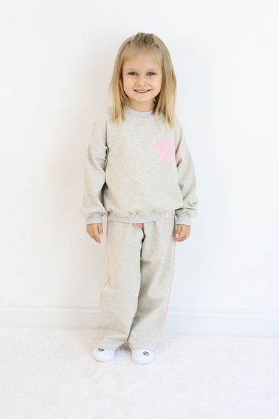 Pijamella Κοριτσίστικο σετ 2 τεμαχίων Oversize φούτερ με λαιμόκοψη-Σετ φούτερ με φούτερ
