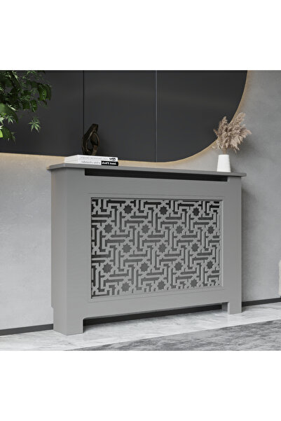 SCB Mobilya yıldızlı petek kaplama dresuar gri 145cm