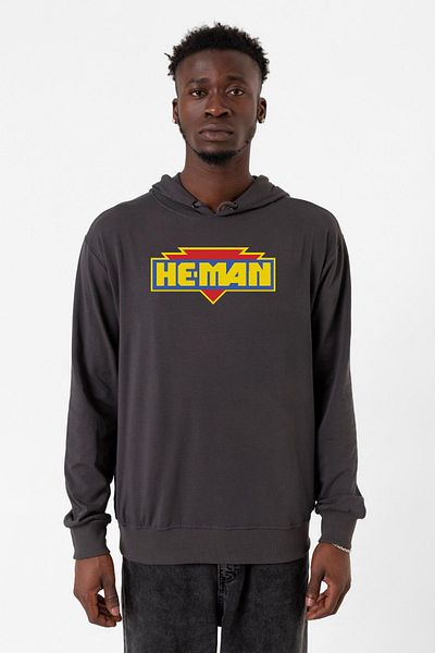 Tshirthane Ανδρικό καπνιστό με κουκούλα He Man Logo 2ip