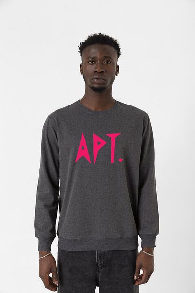 Tshirthane Ανδρικό φούτερ Blackpink Apt Smoked 2ip