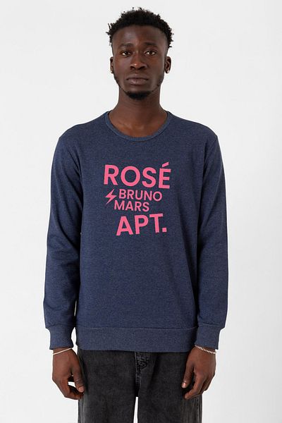 Tshirthane Мъжки суитшърт 2ip с индиго елементи BLACKPINK ROSE BRUNO MARS APT