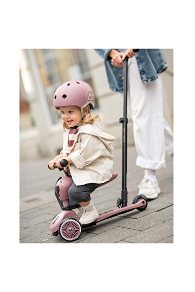 SCOOT AND RIDE Push And Go Ebeveyn Kontrollü Çocuk Scooter Wildberry 240527-00069