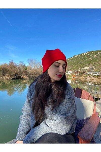 Cosy Club Shop Cold-Proof Outdoor Women's Fleece Beanie with Red Ear Protecti...