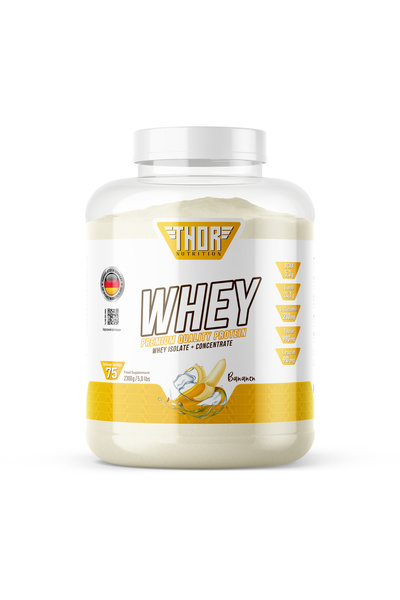 THOR NUTRITION 2.3 Kg Muz Aromalı Whey Protein Tozu