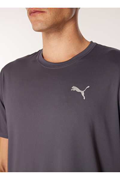 Puma Ανδρικό μπλουζάκι με γκρι λαιμόκοψη 52498969 - ΤΕΕ RUN CLOUDSPUN SS