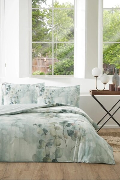 CT STONES Özdilek Double Ranforce Nev Set Nature Drip Green