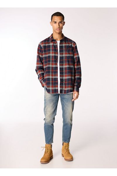 Lee Relaxed Men's Red Shirt L66N 5882548   Red Shirt