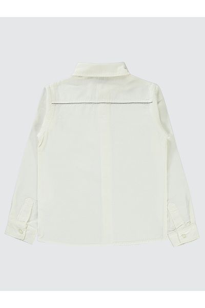Pierre Cardin 6-9 Years Old Boy's Shirt - Ecru