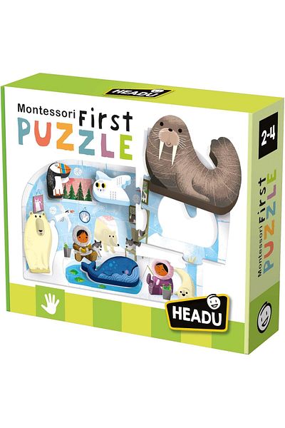 STOREMAX Montessori First Puzzle - Pole (2-4 Years) Sblshp 1064356