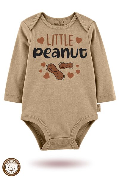 MAHFEL 100% Cotton 3-Piece Organic Printed Snap Fastener Baby Bodysuit