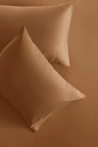İssimo Home Simply Terracotta Cotton Satin Fitted Set 180*200/50*70