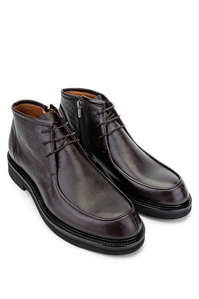 Tamer Tanca Men's Genuine Leather Brown Casual Boots