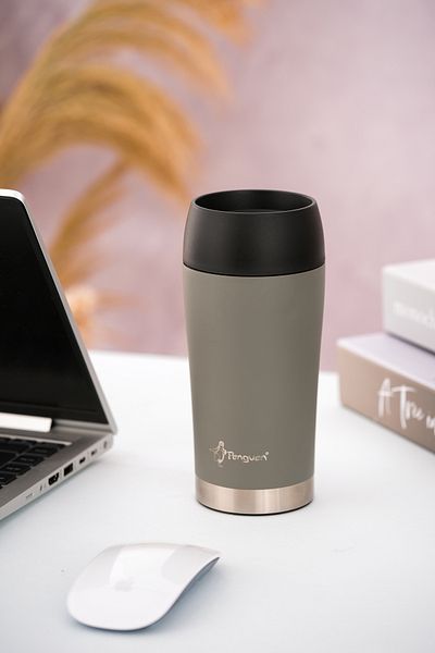 Penguen Mug Thermos - 300 ml |   Leak-Proof, Double-Lined, Vacuum Insulated, Stainless Steel