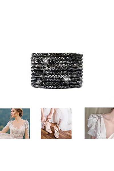 AiryFooT Kristal Taşlı Parıltılı Şerit İp , Giyim, Ayakkabı, Eşya, Aksesuar İ...