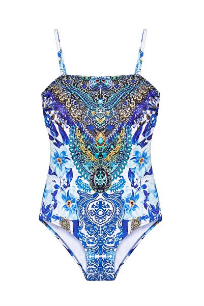 SAILOR moda Starless Swimsuit with Pareo