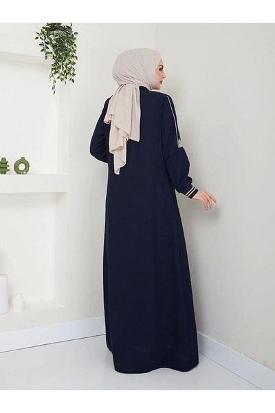 Neva Style Large Size Ribbed Ferace