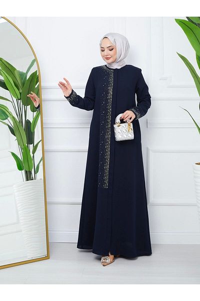 Neva Style Large Size Ferace with Stone Detail